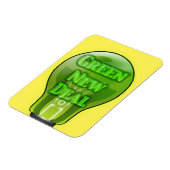 Magnet Flexible Ampoule verte New Deal (Côté Gauche)