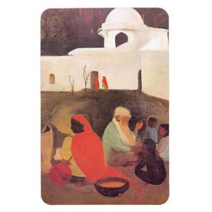 Magnet Flexible Amrita Sher-Gil - conteuse ancienne,