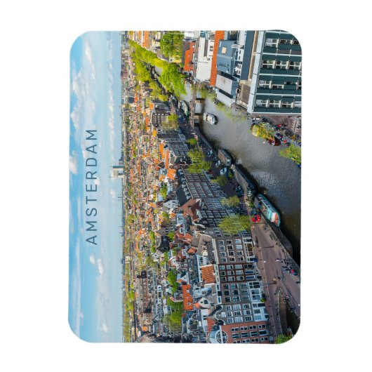 Magnet Flexible Amsterdam de texte personnalisé (Vertical)