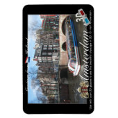 Magnet Flexible Amsterdam Holland 3D View Anaglyph (Vertical)