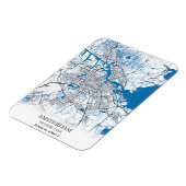 Magnet Flexible Amsterdam Pays-Bas City Plan Voyage Simple (Côté Gauche)