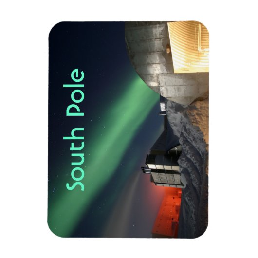 Magnet Flexible Amundsen-Scott Pôle Sud Station, Lumières Sud (Vertical)