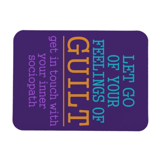 Magnet Flexible Amusant aimant d'auto-connaissance (Horizontal)