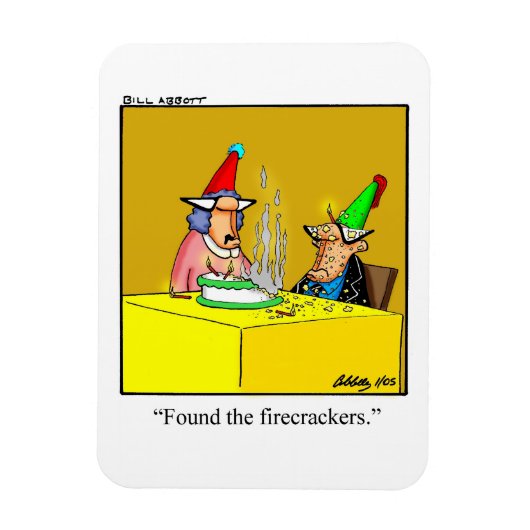 Magnet Flexible Amusant cadeau d'Humour d'anniversaire (Vertical)