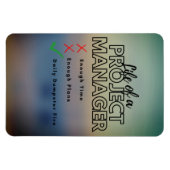 Magnet Flexible Amusant Gestionnaire de projet Feu de Dumpster (Horizontal)