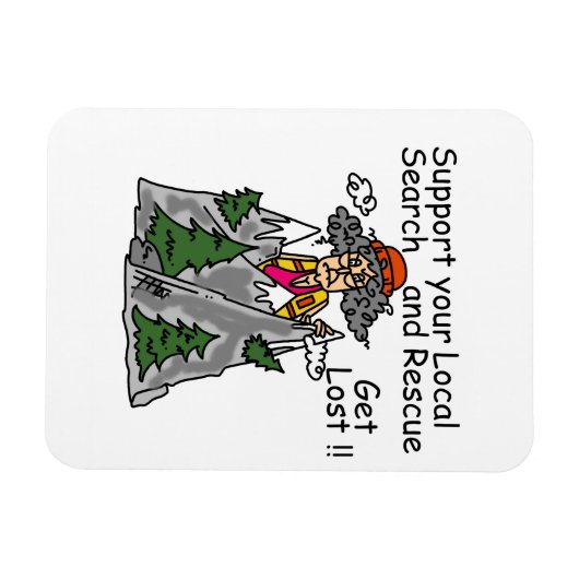 Magnet Flexible Amusant se perdre (Horizontal)