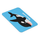 Magnet Flexible Amusante baleine orque mignonne dessin animé (Côté Droit)