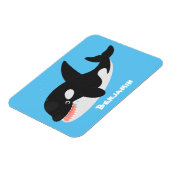 Magnet Flexible Amusante baleine orque mignonne dessin animé (Côté Gauche)