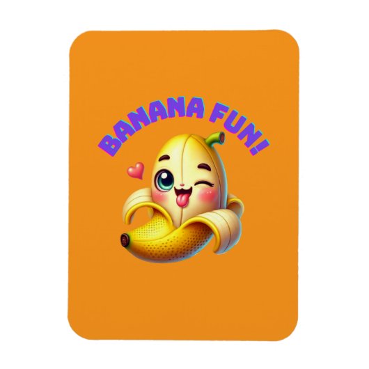 Magnet Flexible Amusante conception de l'écriture banane pour Gi a (Vertical)