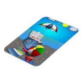 MAGNET FLEXIBLE AMUSEMENT À LA PLAGE (Côté Gauche)