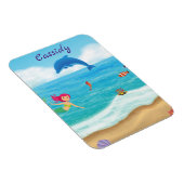 Magnet Flexible Amusement dans le soleil Mermaid Dolphin Beach Per (Côté Droit)