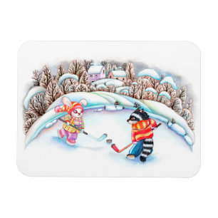 Magnet Flexible Amusement de hockey