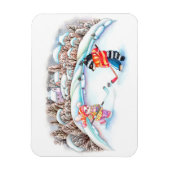 Magnet Flexible Amusement de hockey (Vertical)