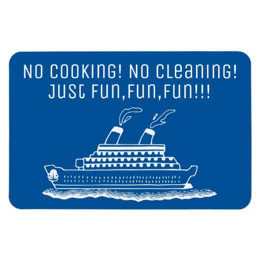 Magnet Flexible Amusement Pas De Cuisine Croisière Navire Cabine S (Horizontal)