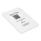 Magnet Flexible Analyser pour payer scanner code QR ajouter des dé (Côté Droit)