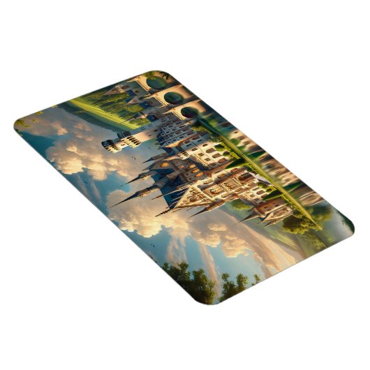 Magnet Flexible Ancien château majestueux (Côté Droit)