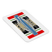 Magnet Flexible Ancien combattant de la BCEI en Irak (Côté Droit)