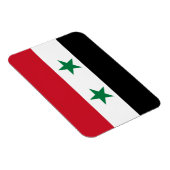 Magnet Flexible Ancien drapeau de Syrie (Côté Droit)