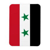 Magnet Flexible Ancien drapeau de Syrie (Vertical)