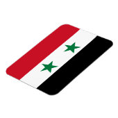 Magnet Flexible Ancien drapeau de Syrie (Côté Gauche)