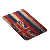 Magnet Flexible Ancien drapeau Hawaï en bois ; (Côté Droit)