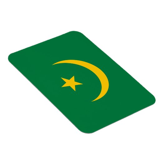 Magnet Flexible Ancien drapeau mauritanien (Côté Droit)