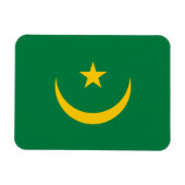 Magnet Flexible Ancien drapeau mauritanien (Horizontal)