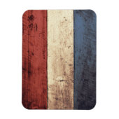 Magnet Flexible Ancien drapeau Pays-Bas en bois (Vertical)