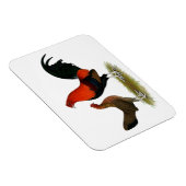 Magnet Flexible Ancien jeu anglais Bantams : BB Red Pair (Côté Droit)