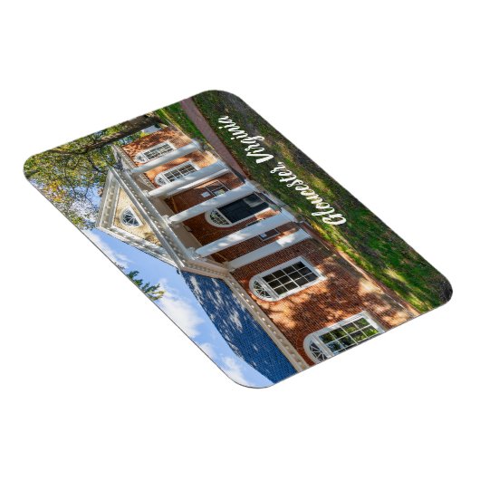 Magnet Flexible Ancien palais de justice à Gloucester, Virginie (Côté Droit)