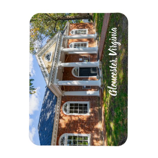 Magnet Flexible Ancien palais de justice à Gloucester, Virginie (Vertical)