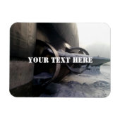 Magnet Flexible Ancien sous-marin (Horizontal)