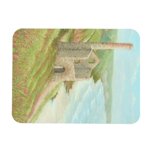 Magnet Flexible Ancien Tin Mine, Chemin Côtier, Cornouailles (Horizontal)