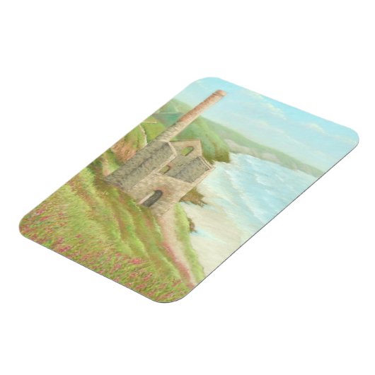 Magnet Flexible Ancien Tin Mine, Chemin Côtier, Cornouailles (Côté Gauche)