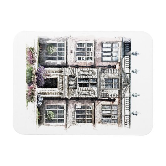 MAGNET FLEXIBLE ANCIENNE ANGLETERRE (Horizontal)