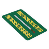 Magnet Flexible Ancienne épée celtique et réseau (Côté Droit)