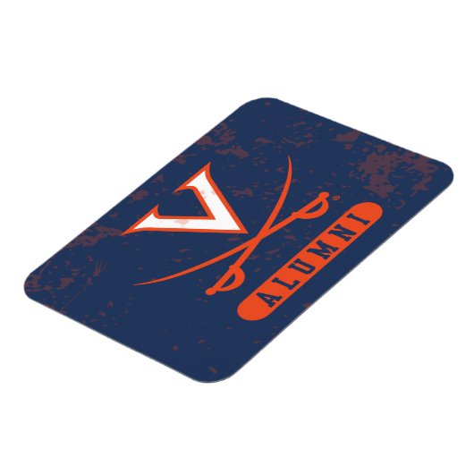 Magnet Flexible Anciens de Virginia Cavaliers en détresse (Côté Gauche)