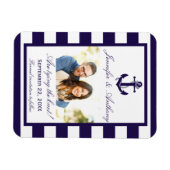 Magnet Flexible Ancre Nautique Photo Mariage Enregistrer l'aimant  (Horizontal)