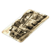 Magnet Flexible Ancre Pub London Vintage (Côté Gauche)