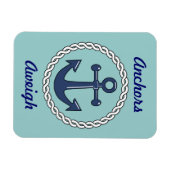Magnet Flexible Ancres Aweigh Vert. Marqueur de portes de salle d' (Horizontal)