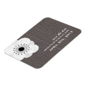 Magnet Flexible Anémone Française Inspiré De Bois D'Arbre Enregist (Côté Gauche)