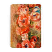 Magnet Flexible Anémones de Renoir Impressionniste Peinture (Vertical)