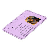 Magnet Flexible Anéone sur Lilac clair (Côté Gauche)