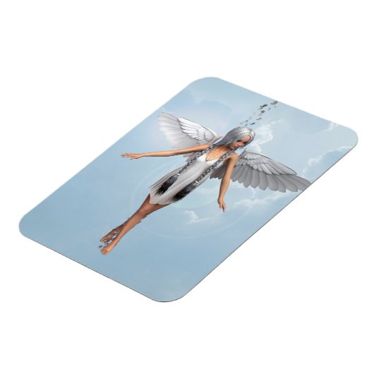 Magnet Flexible Ange blanc (Côté Gauche)