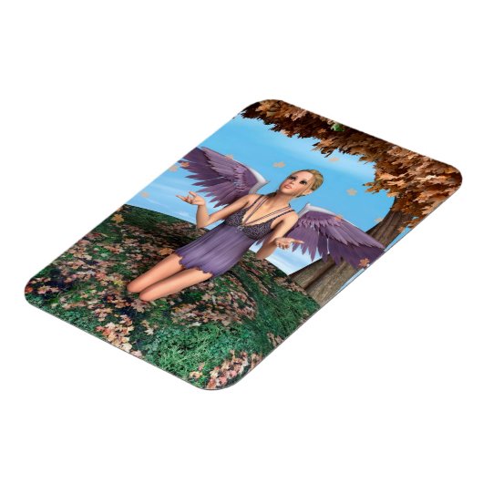 Magnet Flexible Ange d'automne (Côté Gauche)