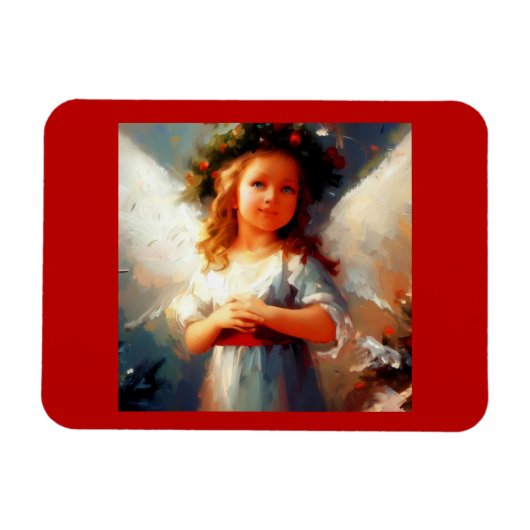 Magnet Flexible Ange de Noël 1 (Horizontal)