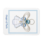 Magnet Flexible Ange de Noël de la foi (Horizontal)