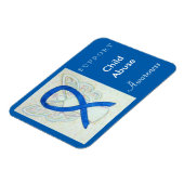 Magnet Flexible Ange de sensibilisation à la maltraitance des enfa (Côté Gauche)