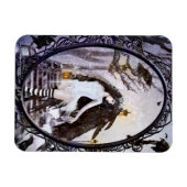 Magnet Flexible Ange d'hiver (Horizontal)