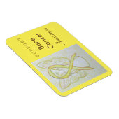 Magnet Flexible Ange du ruban de sensibilisation au cancer de l'os (Côté Droit)